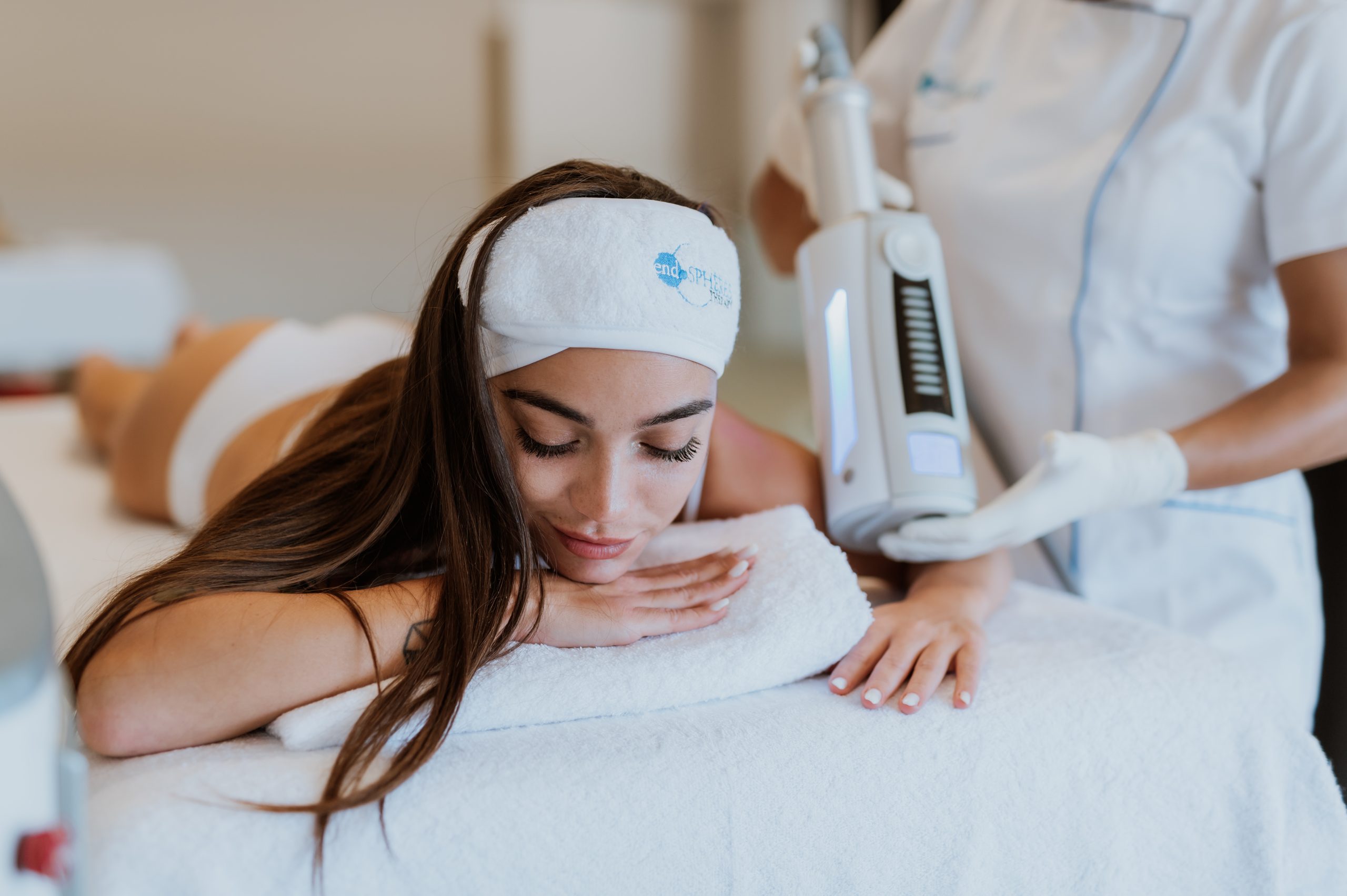 tonificar los brazos con Endospheres